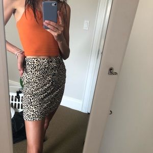 Hollister leopard print skirt- never worn and NWOT